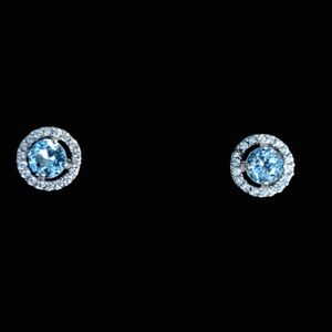 Sterling Silver and Topaz earrings